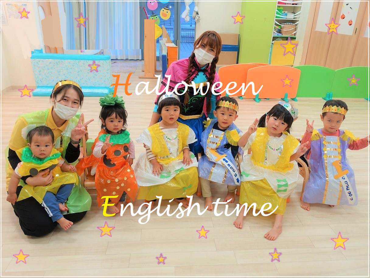 【動画あり】Halloween English time