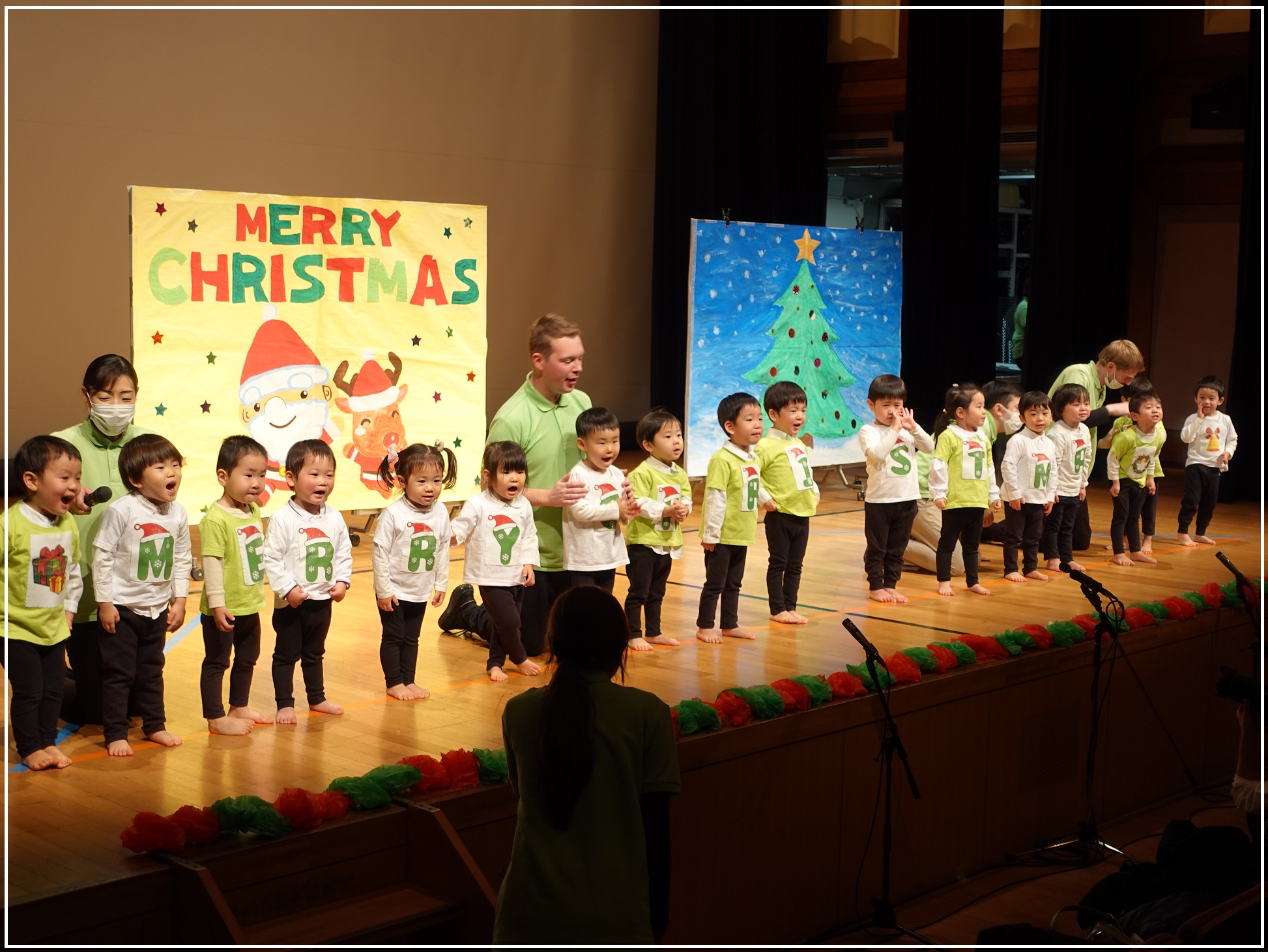 【動画あり】2歳児　英語発表～HOPPA世田谷経堂のクリスマス会～