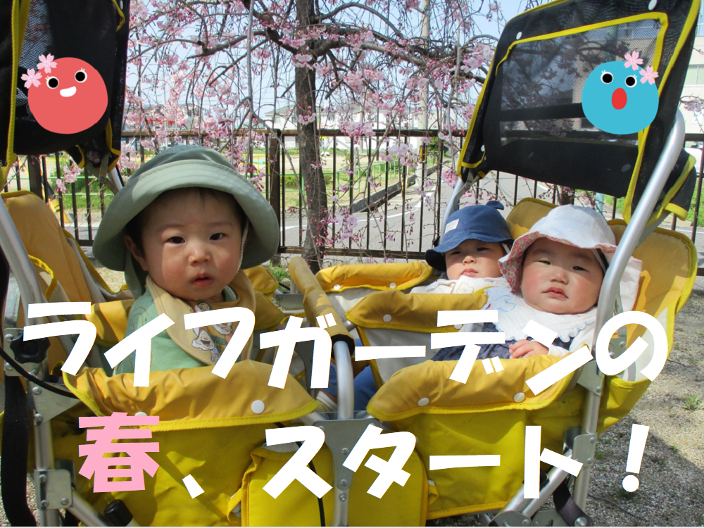 ライフガーデンの春、スタート！