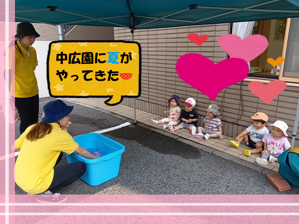 【動画あり】中広園に夏がやってきた🍉