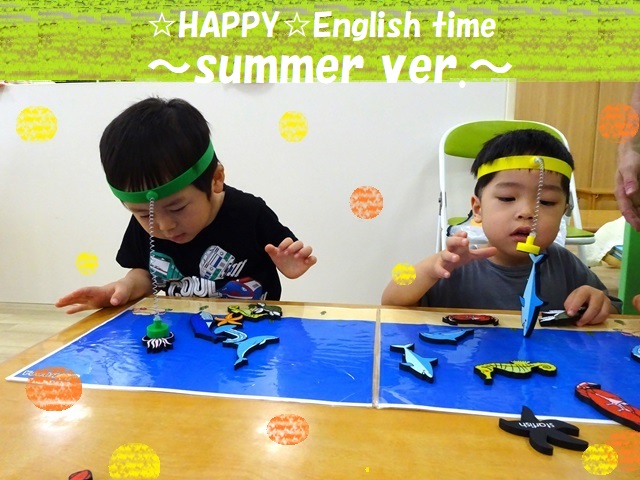 【動画あり】☆HAPPY☆English time～summer ver.～