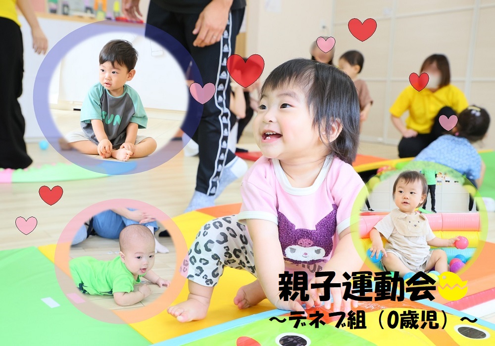 親子運動会🐣～デネブ組（0歳児）～