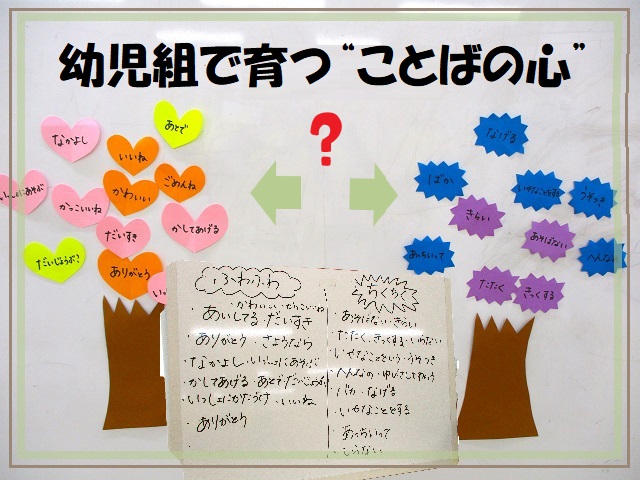 幼児組で育つ“ことばの心”