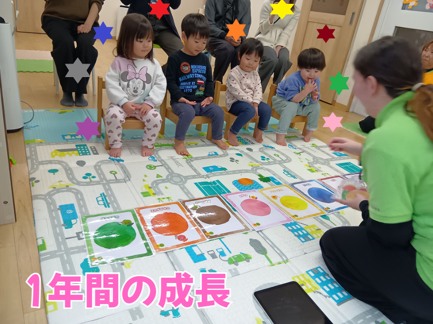 1年間の成長