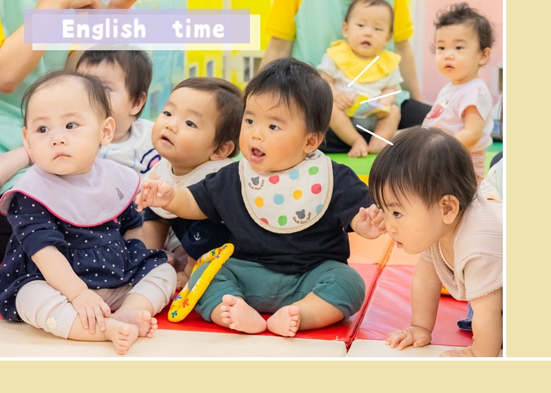 0歳児クラスの楽しいEnglishtime🎵【HOPPAmycketにしはら】
